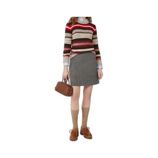 Ribbed Wool Knit Jumper