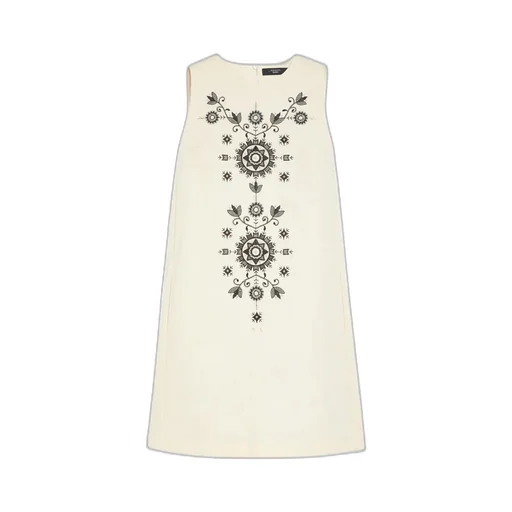 Cotton And Linen Canvas Dress