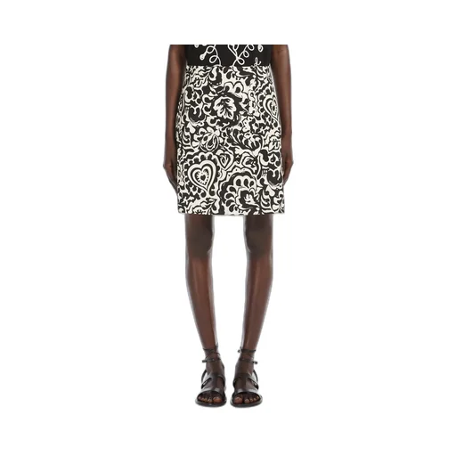 All-Over Patterned Skirt