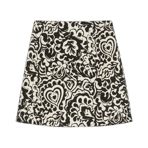 All-Over Patterned Skirt
