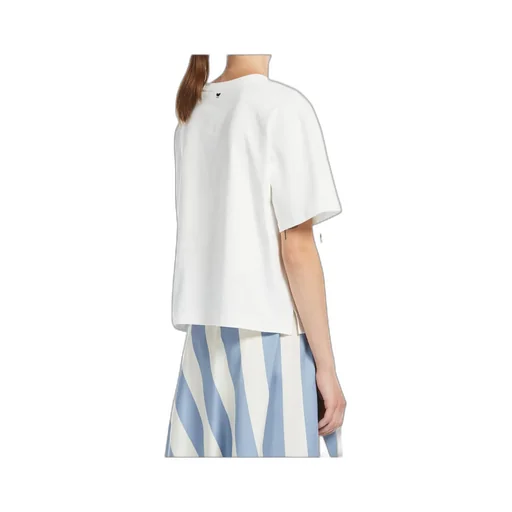 Floral Patterned Crewneck T-Shirt