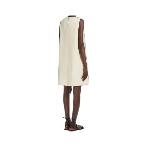 Cotton And Linen Canvas Dress
