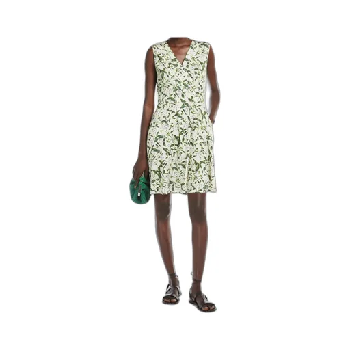 Osiris All-Over Patterned V-Neck Dress