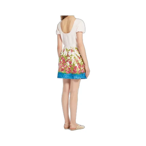 Mini Dress In Cotton And Linen Canvas