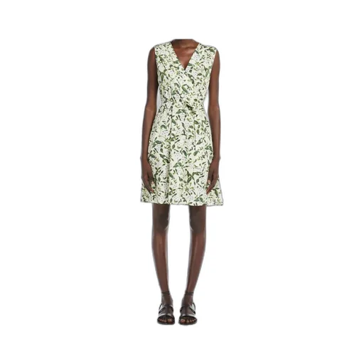 Osiris All-Over Patterned V-Neck Dress