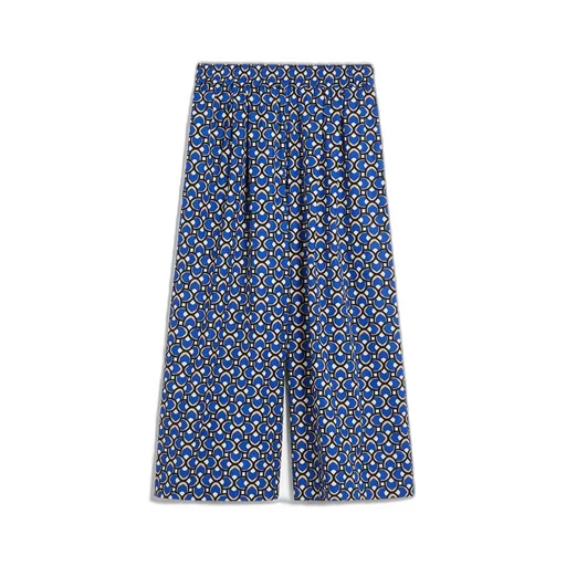 All-Over Patterned Wide Leg Pants