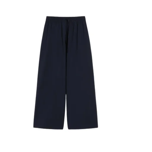 Relaxed-Fit Wool Yarn Trousers
