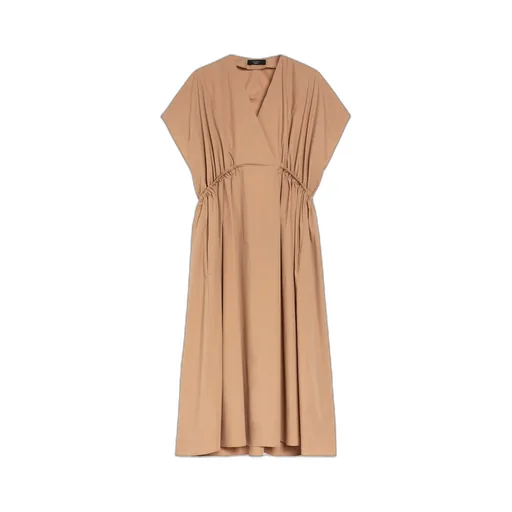 V-Neck Midi Dress