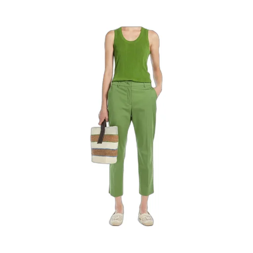 Straight Leg Cropped Pants