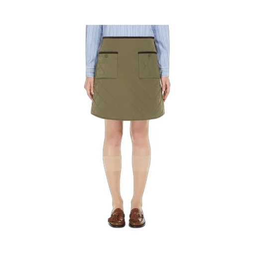 Erba Quilted Mini Skirt
