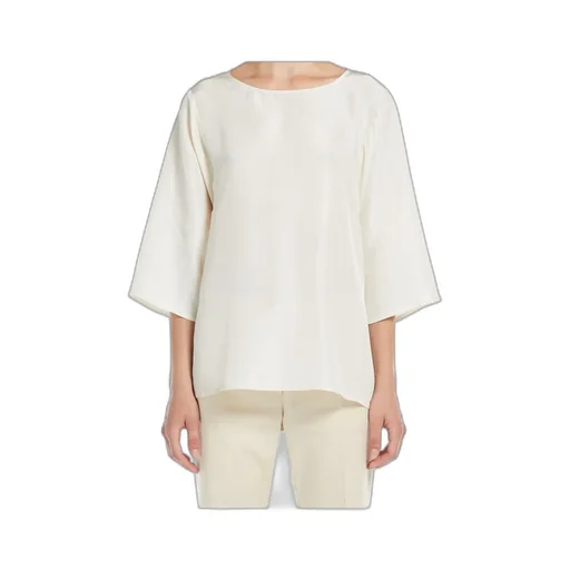 Crewneck Three-Quarter-Sleeved T-Shirt