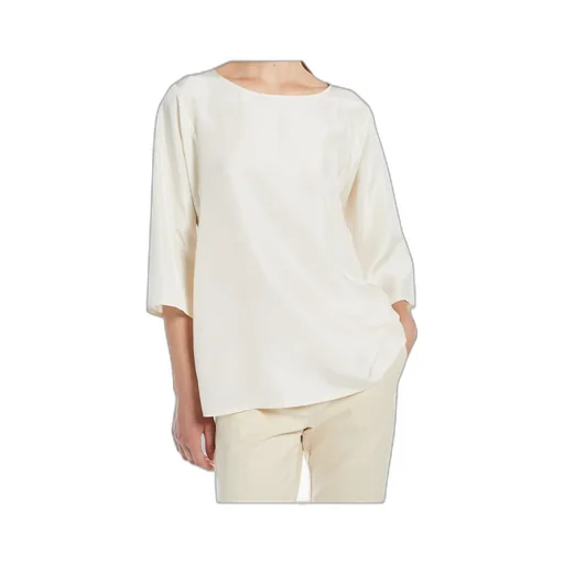 Crewneck Three-Quarter-Sleeved T-Shirt