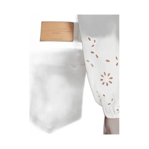 Medina Logo Patch Wide Leg Trousers