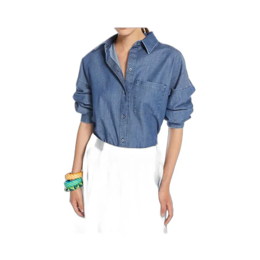 Long-Sleeved Button-Up Shirt