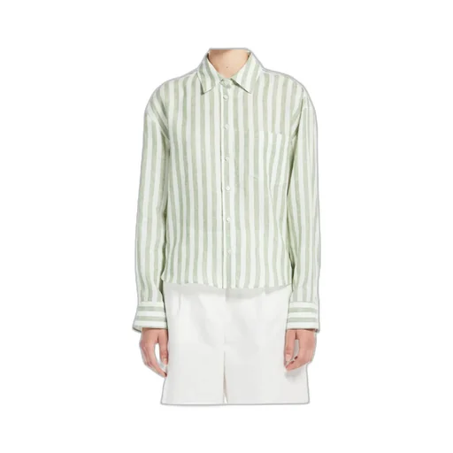 Striped Button-Up Shirt