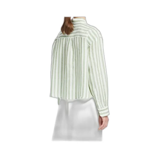 Striped Button-Up Shirt