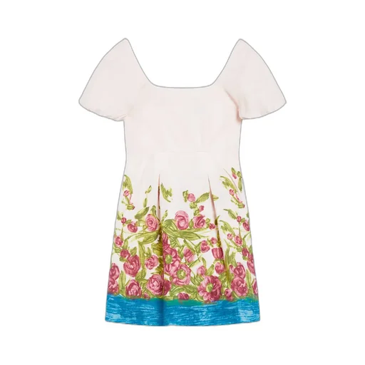 Mini Dress In Cotton And Linen Canvas