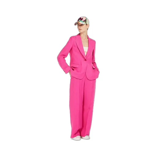 High Waisted Wide-Leg Trousers