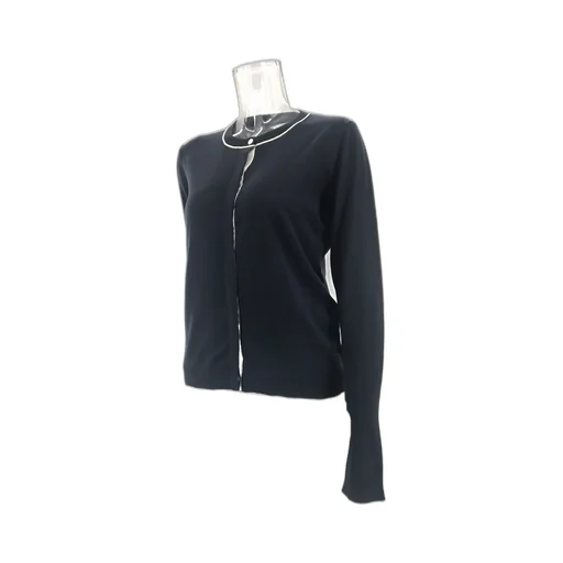 Long-Sleeved Knitted Cardigan