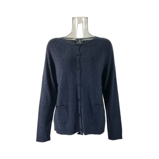 Long-Sleeved Knitted Cardigan