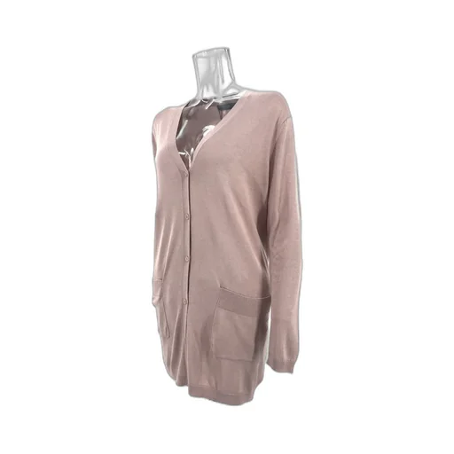 Long-Sleeved Knitted Cardigan