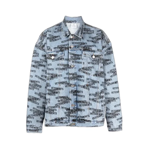 Logo Stamped Denim Jacket