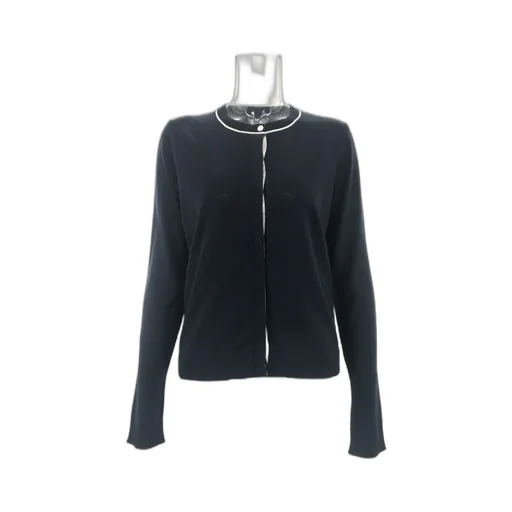 Long-Sleeved Knitted Cardigan