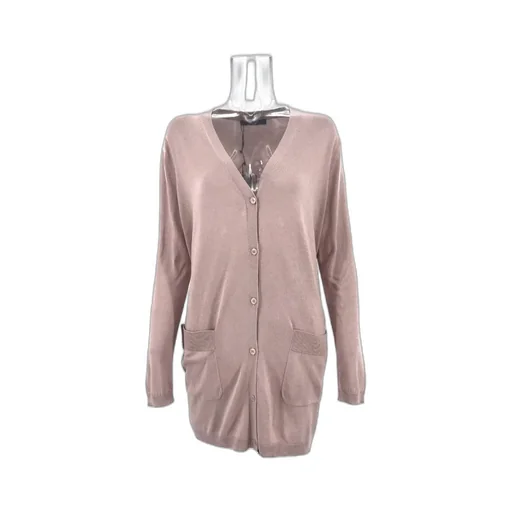 Long-Sleeved Knitted Cardigan