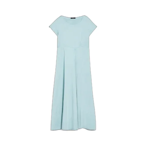 Boat Neck Short-Sleeved Dress