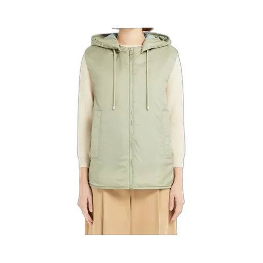 Zip-Up Drawstring Gilet