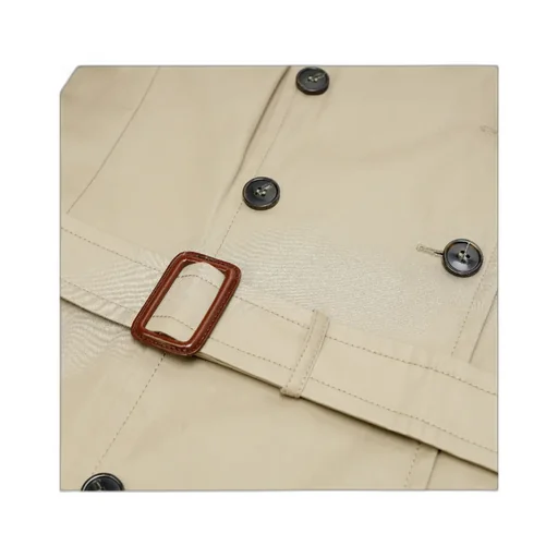 Double-Breasted Trench Coat