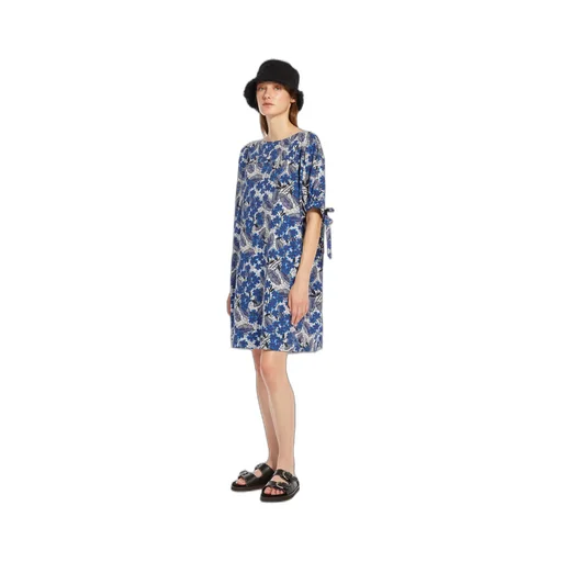 Lace-Up Cuff Dress
