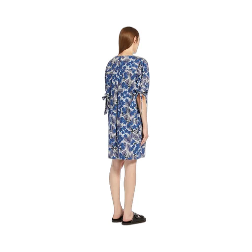Lace-Up Cuff Dress