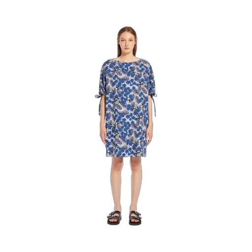 Lace-Up Cuff Dress