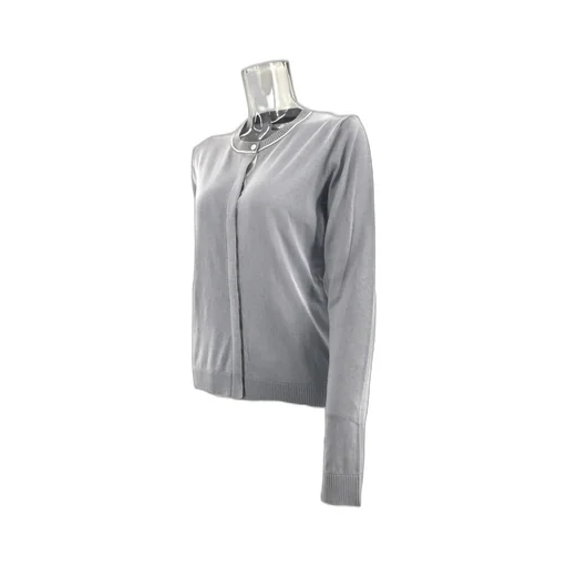 Long-Sleeved Knitted Cardigan