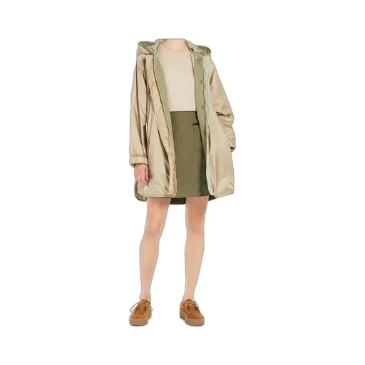 Belted Drawstring Coat
