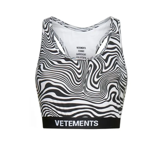 Zebra Printed Sports Vest