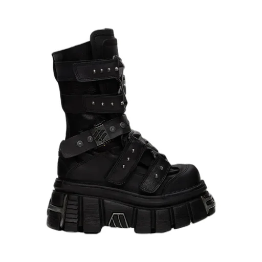 X New Rock Gamer Platform Boots
