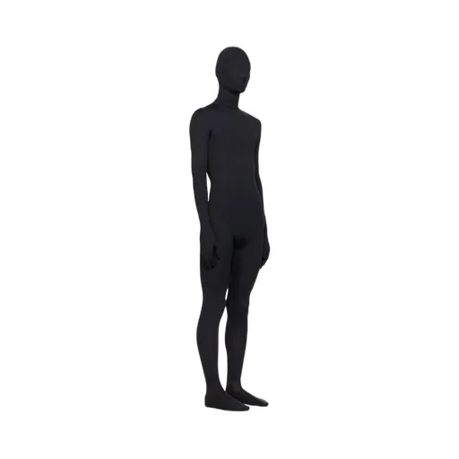 Mask-Panel Skinny Jumpsuit