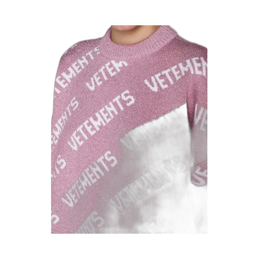 All-Over Logo Embroidered Sweater