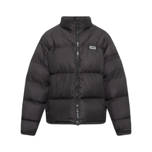 Logo-Patch Padded Coat