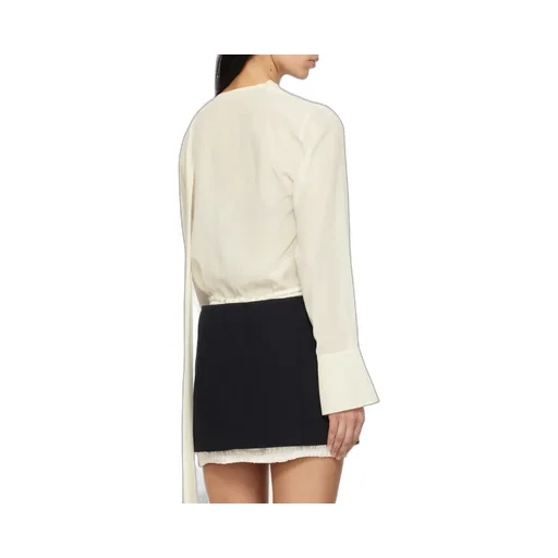 Ruched-Detailing Blouse