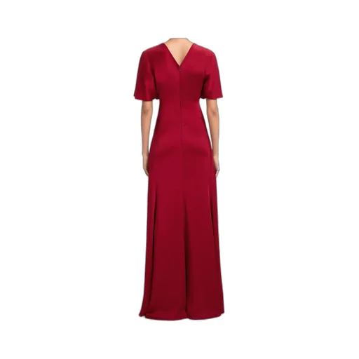 Draped Waist Long Dress