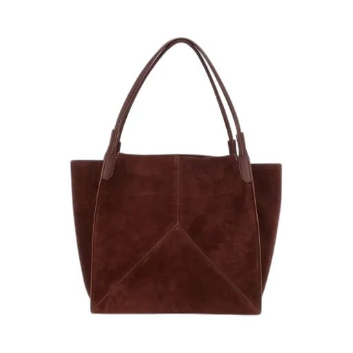 Logo Embossed Shoulder Bag