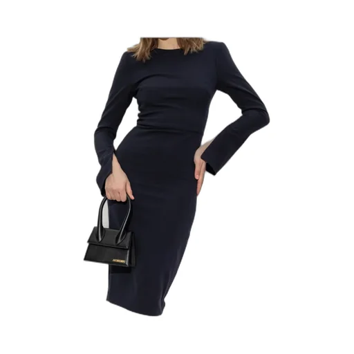 Crewneck Fitted Dress