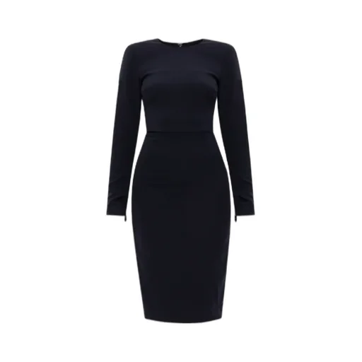 Crewneck Fitted Dress