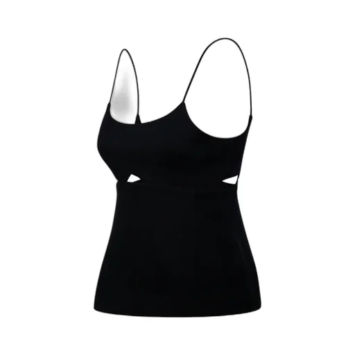 Cut-Out Detailed Scoop Neck Tank Top