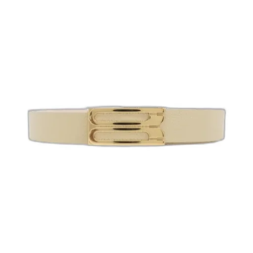 Gold-Tone Buckle Belt