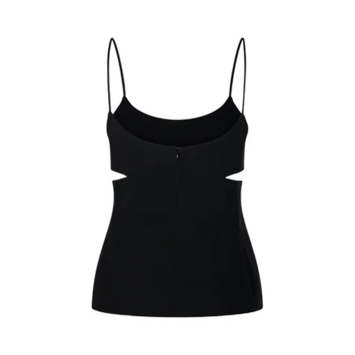 Cut-Out Detailed Scoop Neck Tank Top