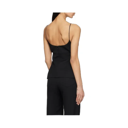 Cut-Out Detailed Scoop Neck Tank Top